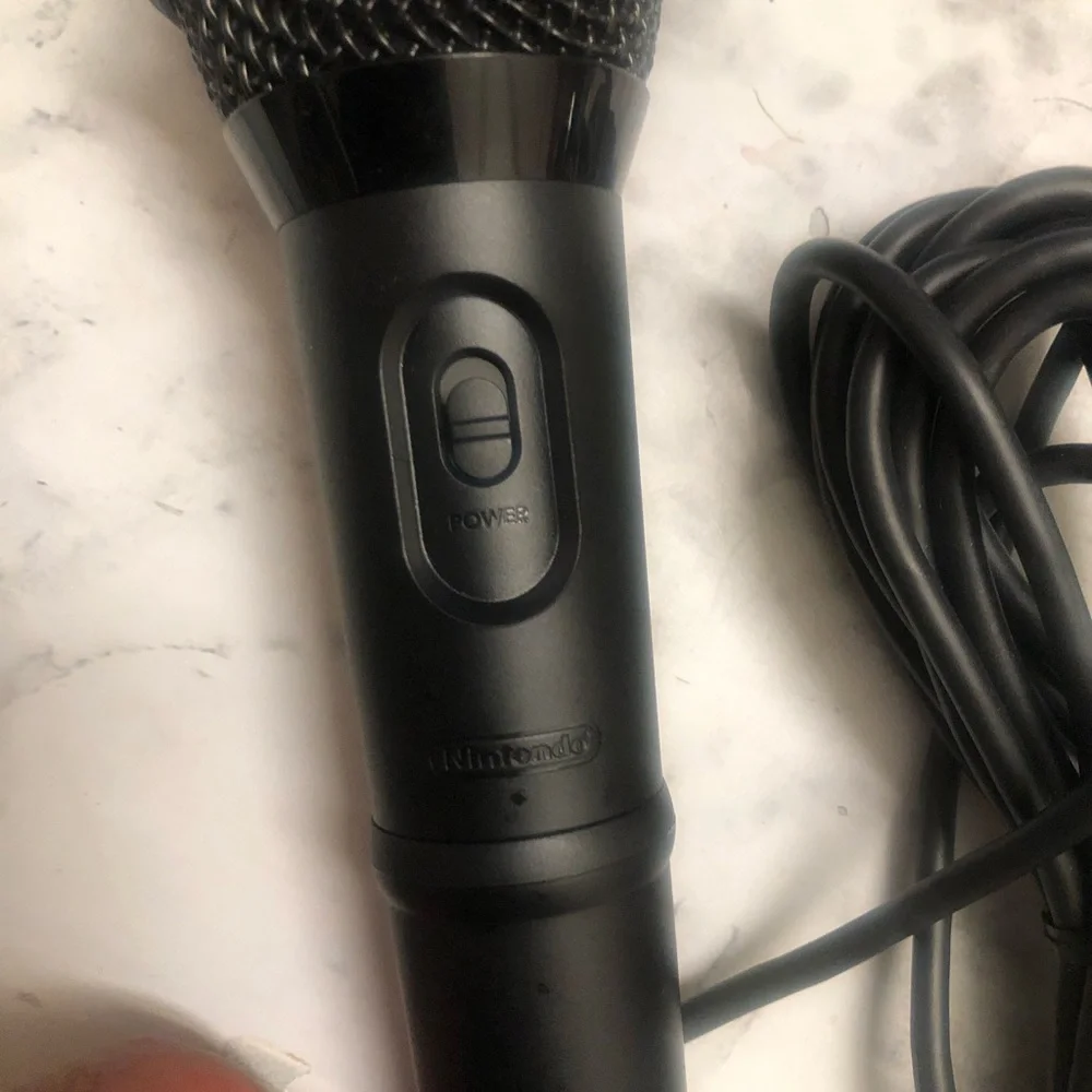 Black Wired Microphone